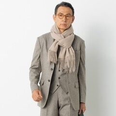 大判無地マフラー