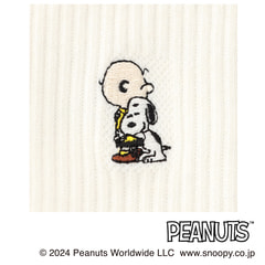 AOKI＆PEANUTSコラボ 23-25cm スヌーピーソックスS寸2足組【AOKI