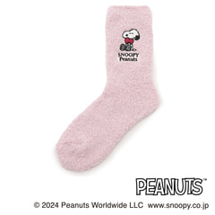 AOKI＆PEANUTSコラボ 23-25cm スヌーピーモコモコソックス S寸