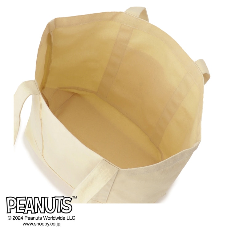 AOKI＆PEANUTSコラボ スヌーピートートバッグ 大