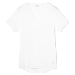 【AOKI&GUNZE共同開発】日本製 ワイシャツ映えインナー カットオフ VネックTシャツ