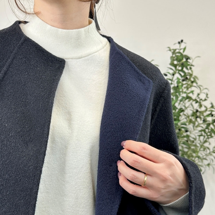 特価】【WEB限定商品】カシミヤ混リバーコート【AOKI公式通販】