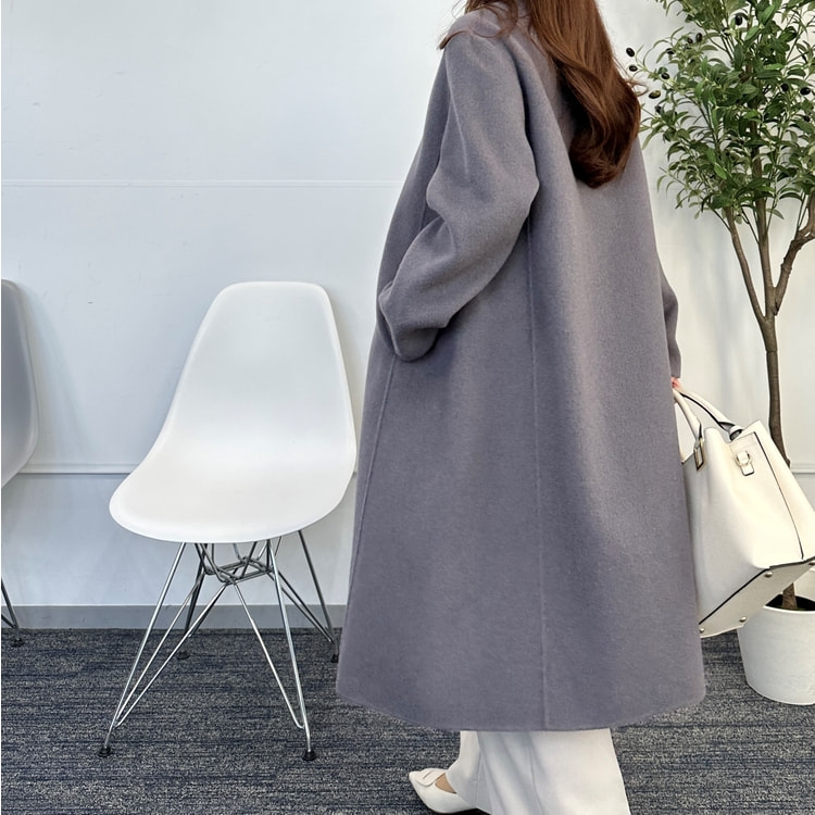 特価】【WEB限定商品】カシミヤ混リバーコート【AOKI公式通販】