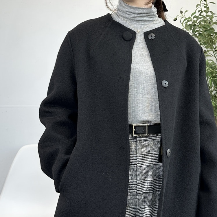 裕*様 超美品バーバリー カシミヤ混　金ボタン ノバチェック リバーコート15号 バーバリー 金ボタン ノバチェック ダブルフェイス カシミヤ混 リバー