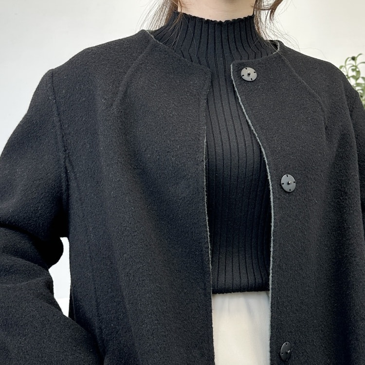 特価】【WEB限定商品】カシミヤ混リバーコート【AOKI公式通販】
