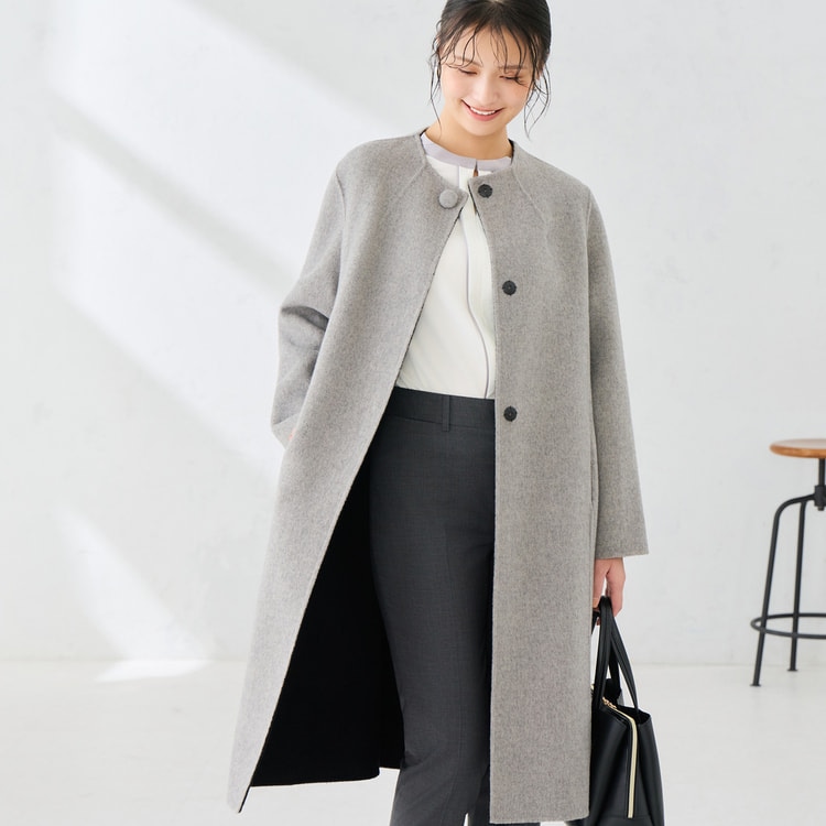 特別セール商品】【WEB限定商品】カシミヤ混リバーコート【AOKI公式通販】