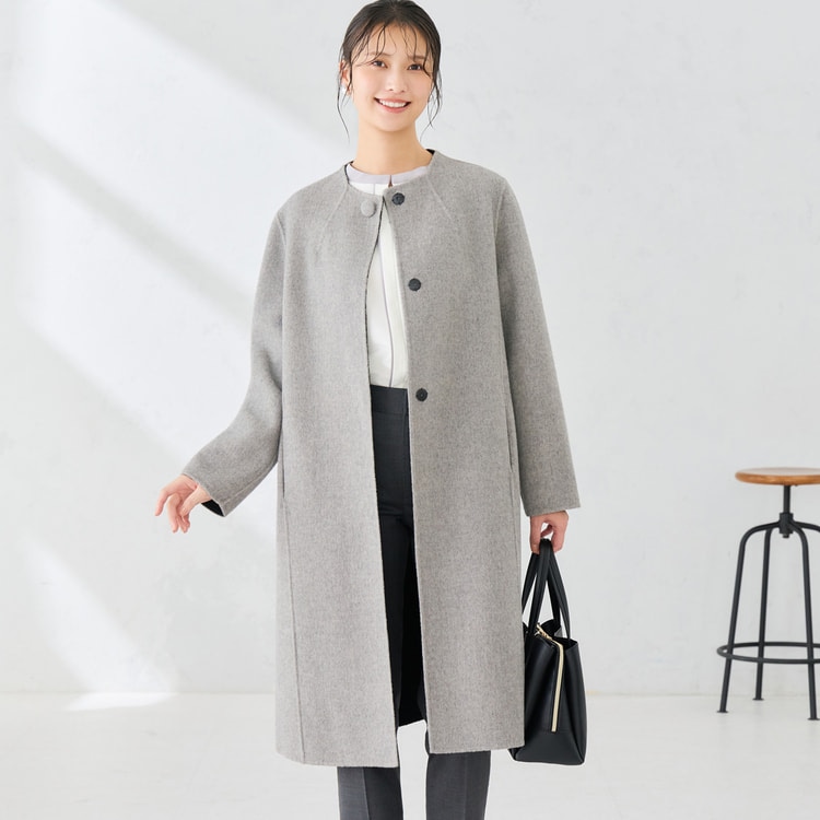 特別セール商品】【WEB限定商品】カシミヤ混リバーコート【AOKI公式通販】