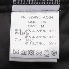 フード取り外し可能 キルトフードファーコート【AOKI公式通販】 フード取り外し可能 キルトフードファーコート【AOKI公式通販】
