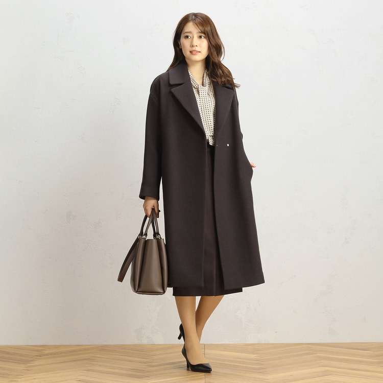 静電気防止 ニュアンスカラー ウール100 オーバーチェスタ スーツのaoki公式通販