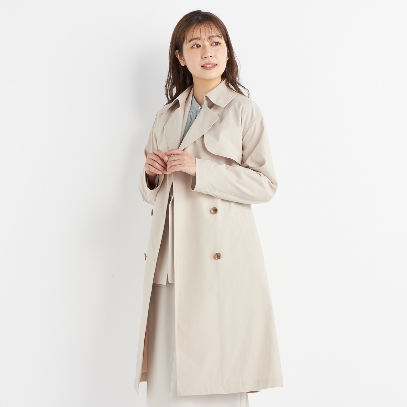 UNIQLOU ユニクロU トレンチコート 30 NATURAL Mサイズ