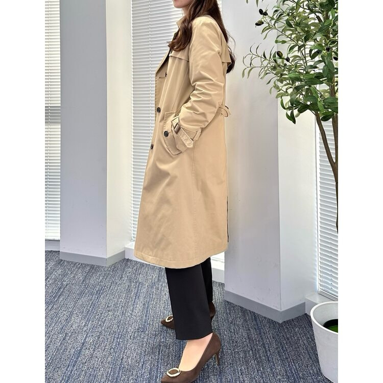 HYKE ダブルブレストトレンチコート サイズ2 ベージュ　未使用 HYKE - 美品！HYKE トレンチコートの通販 by やーーーーーー's