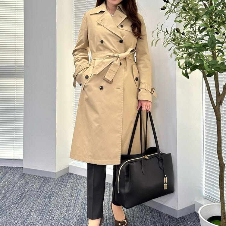 はっ水 ストレッチ 大人ダブルトレンチコート【AOKI公式通販】