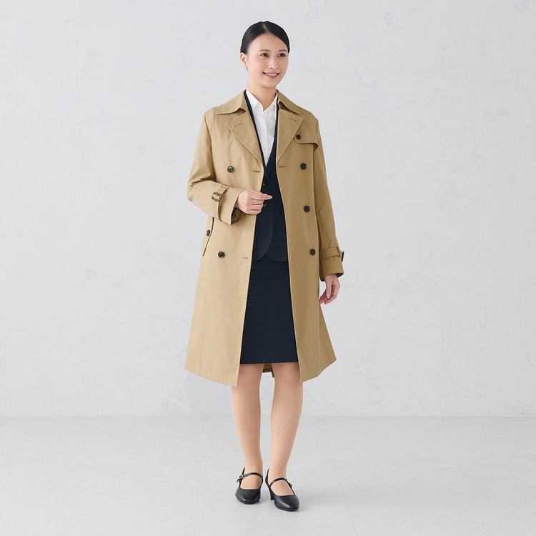 はっ水 ストレッチ 大人ダブルトレンチコート【AOKI公式通販】