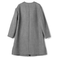 人気商品の中古品・新品・未使用品 ≪MERY11月掲載≫ グレンチェックノーカラーコート【AOKI公式通販】 ジャケット・アウター