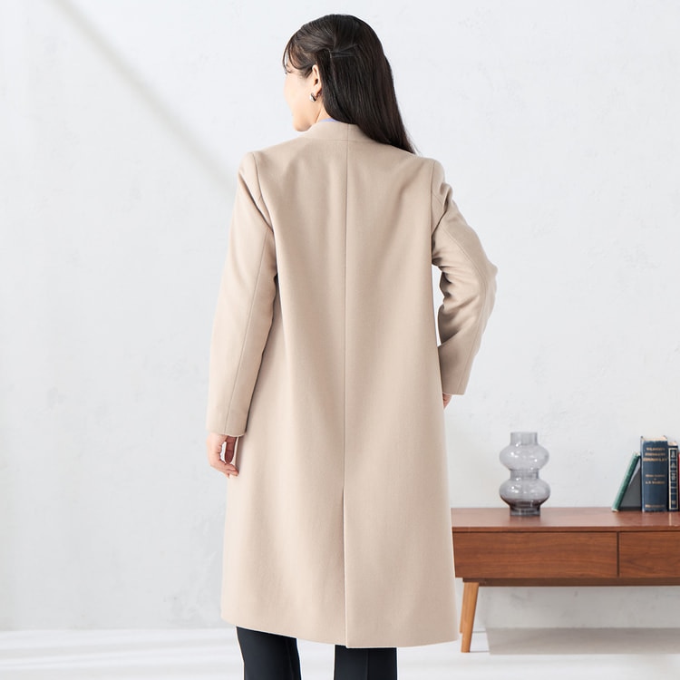 ノーカラー ウールコート【AOKI公式通販】