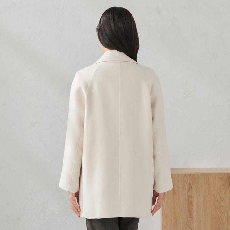 新品タグ付 BASEMENT ウールリバーコート ホワイト 新品タグ付 BASEMENT ウールリバーコート ホワイト - メルカリ