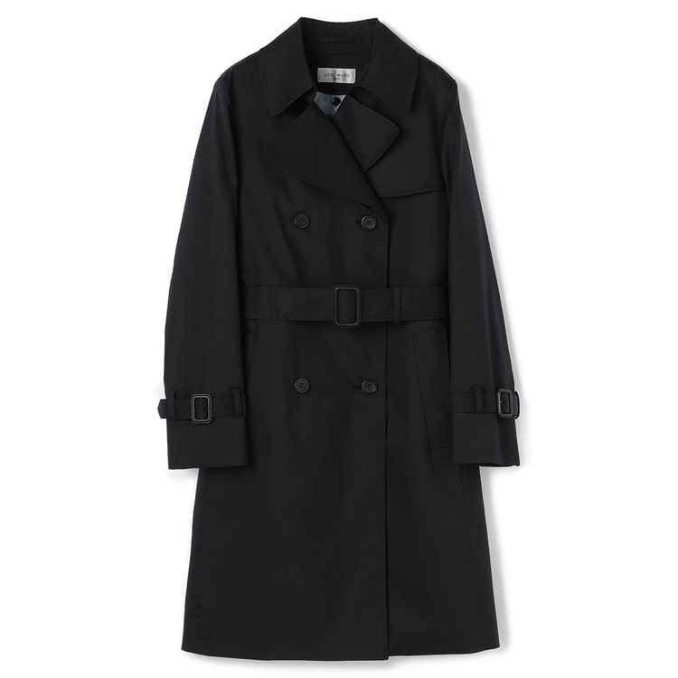 美品 UNITED ARROWS TOKYO アンゴラ64% トレンチコート 黒