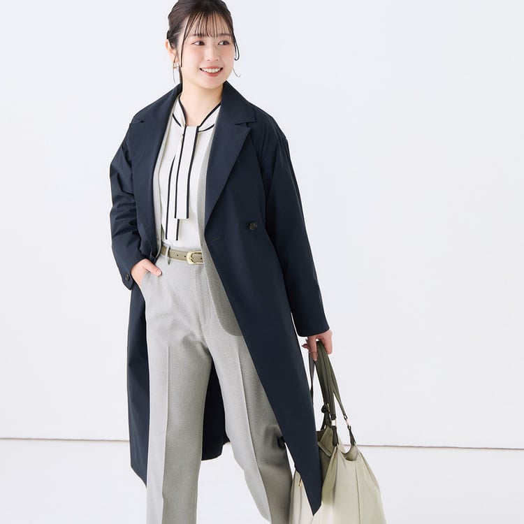 取り外し中綿キルトジレ付き はっ水 3WAYトレンチコート【AOKI公式通販】