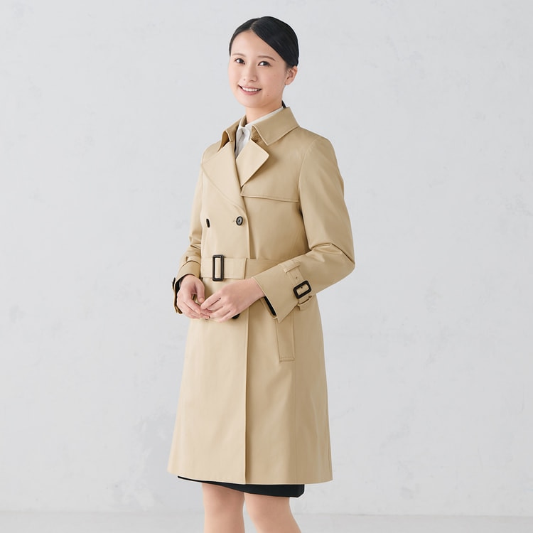 新品タグ付き【23区】ウールライナーダブルトレンチコート ベルト ベージュ36 エステータ】ウールトレンチコート / 23区 | ファッション通販 【公式