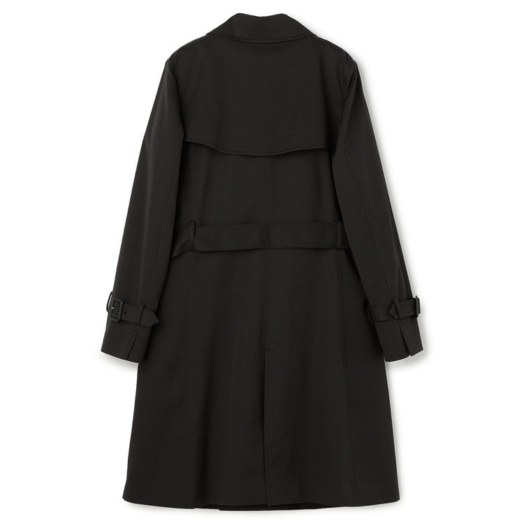 美品　レミュー　ダブル　トレンチ　撥水　ストレッチ　リバーシブルライナー リバーシブルライナー付き はっ水 ストレッチ ダブルトレンチコート 黒