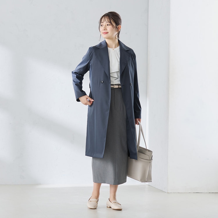 ≪WEB Domani掲載≫ 能登企画 ベルテッドチェスターコート【AOKI