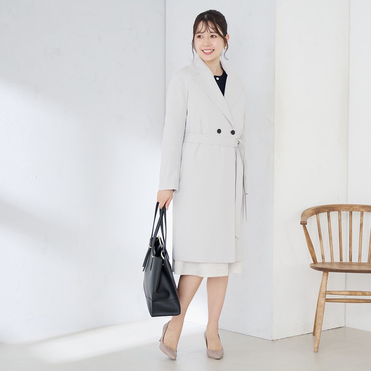 ≪WEB Domani掲載≫ 能登企画 ベルテッドチェスターコート【AOKI