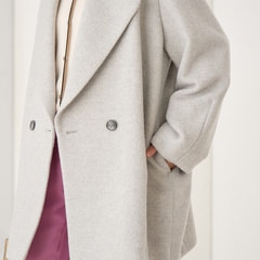 【WEB限定商品】コクーンウールコート