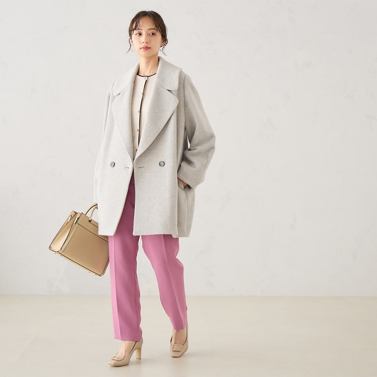 【WEB限定商品】コクーンウールコート
