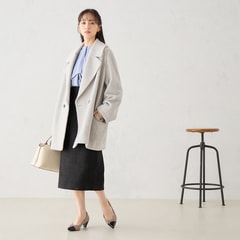 【WEB限定商品】コクーンウールコート