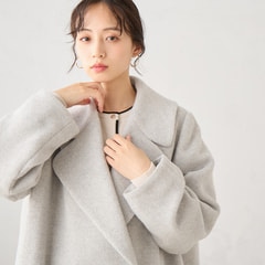 【WEB限定商品】コクーンウールコート