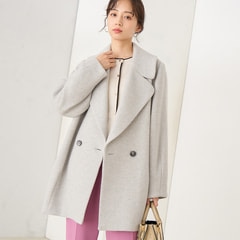 【WEB限定商品】コクーンウールコート