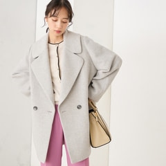 【WEB限定商品】コクーンウールコート