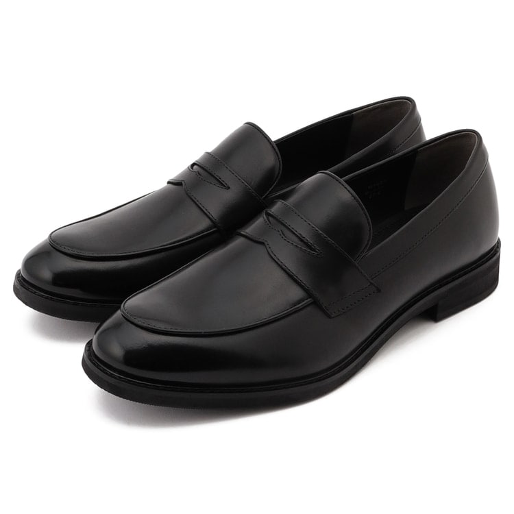 ≪Begin December issue≫ 3E Cowhide leather loafers LES MUES