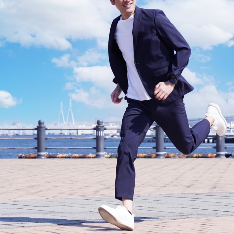 WEB限定商品】アクティブワークスーツ サッカー 紺【AOKI公式通販】