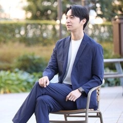 WEB限定商品】アクティブワークスーツ マイクロストライプ