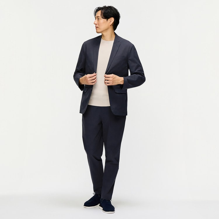 ほぼ未使用　ダークグレー シングルボタン パンツスーツ 特価】【ログインで18%OFF】【WEB限定商品】アクティブワークスーツ