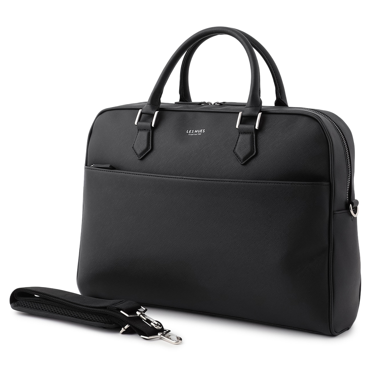 PC対応 サフィアーノレザー ブリーフバッグ LES MUES