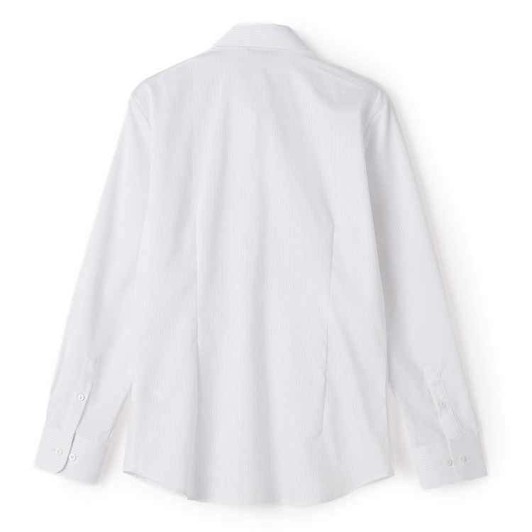 leilian - U309/美品 Leilian スキッパーシャツ ストライプ