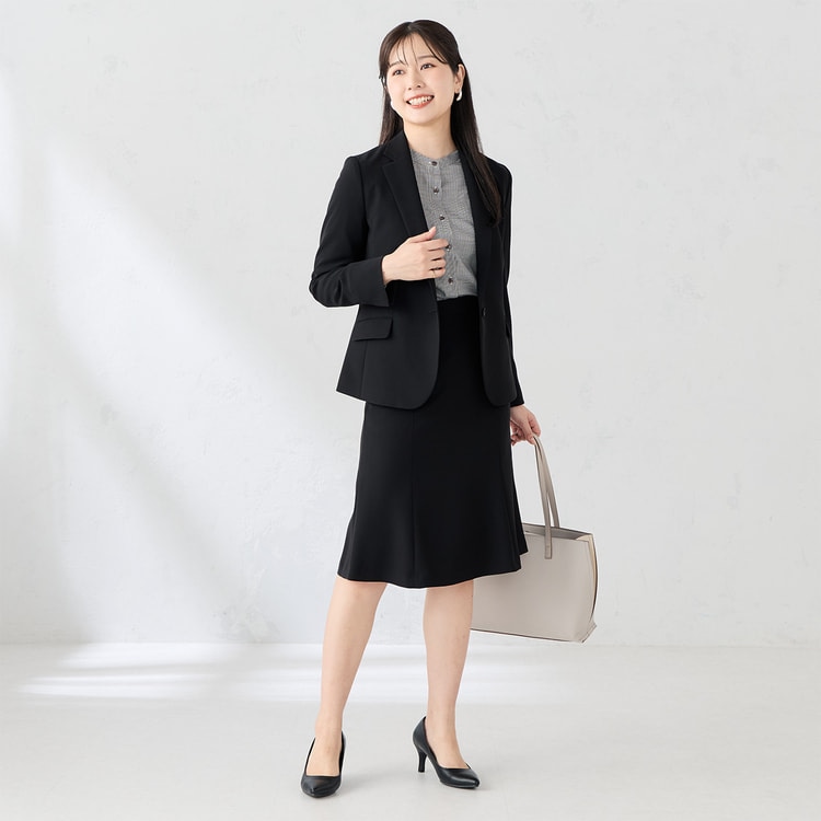 バンドカラーシャツ 茶千鳥格子柄【AOKI公式通販】