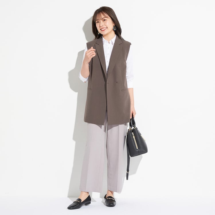 アウトレット】形態安定 七分袖シャツカラーシャツ 白ドビー