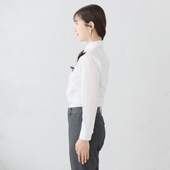 ≪Oggi4月号掲載≫ ノンアイロンブルーストライプシャツ シャツカラー