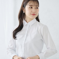 ≪Oggi4月号掲載≫ ノンアイロンブルーストライプシャツ シャツカラー