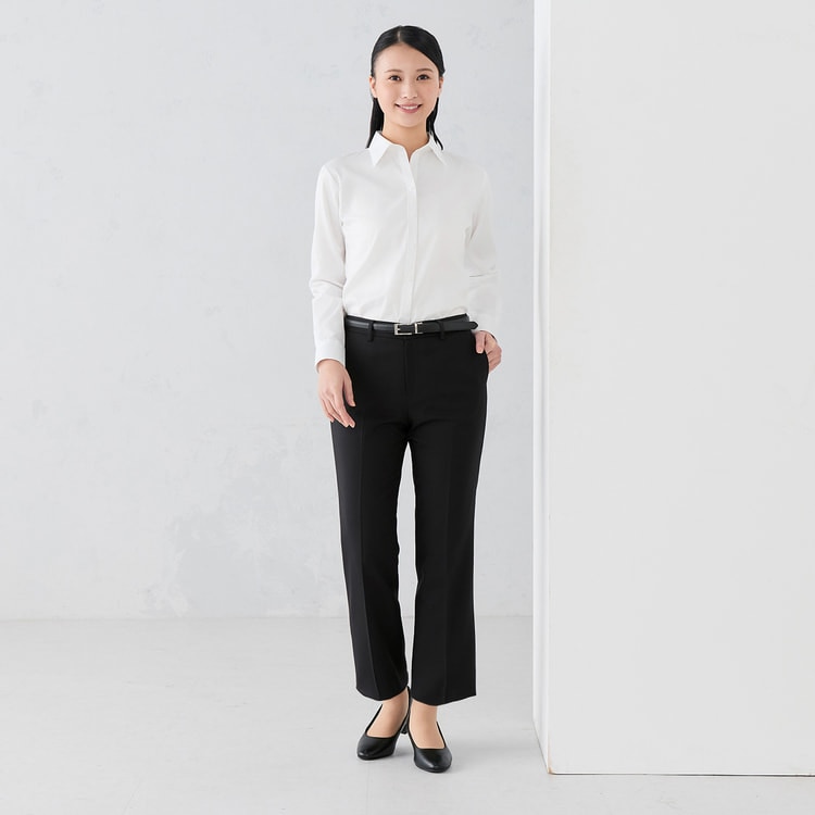 白ドビーストライプ スキッパーシャツ【AOKI公式通販】