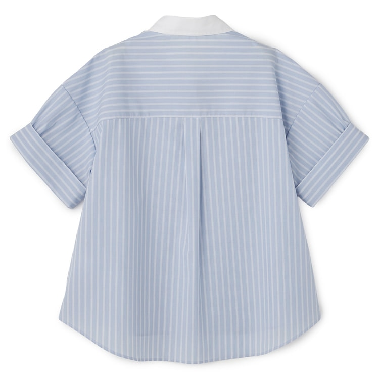 ログインで10％OFF】さらっとバンブー バンブーレーヨン短丈クレリック