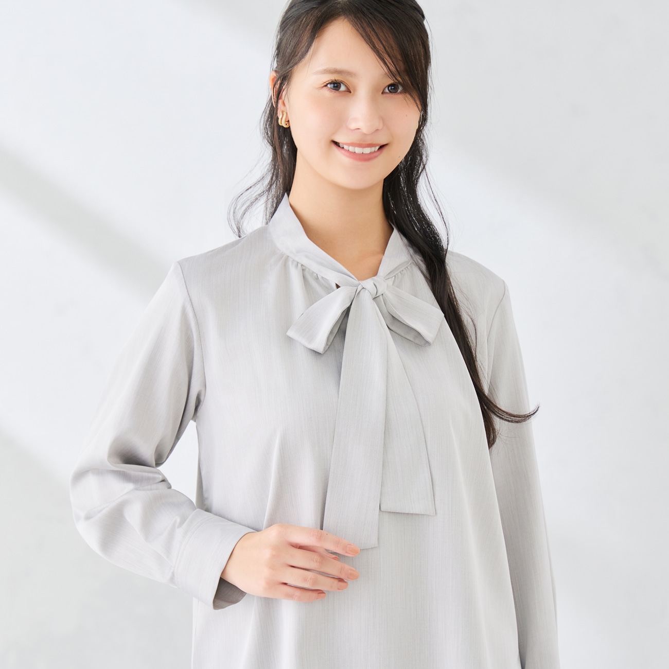 バンブーレーヨンボウタイシャツ