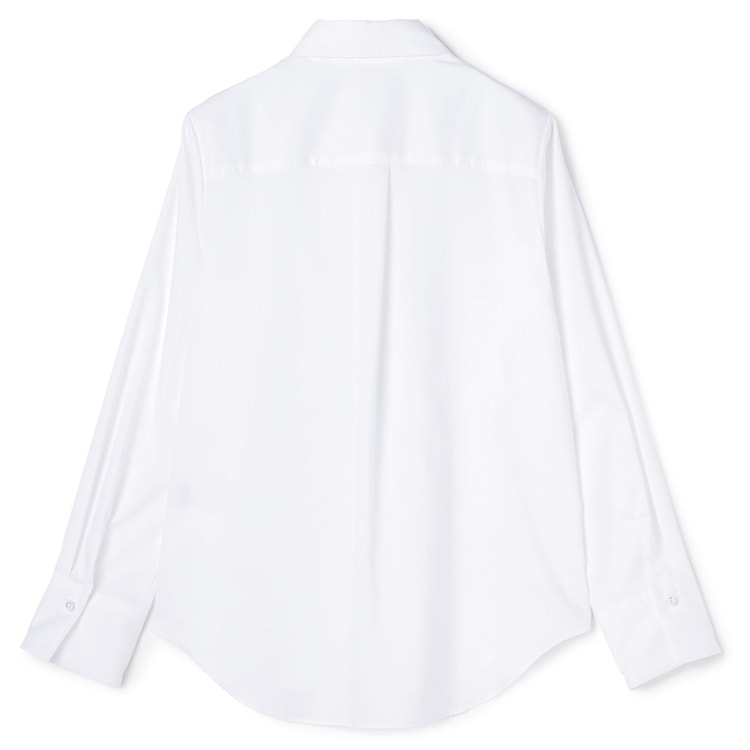 アウトレット】コットンモダールパールボタンシャツ 白【AOKI公式通販】