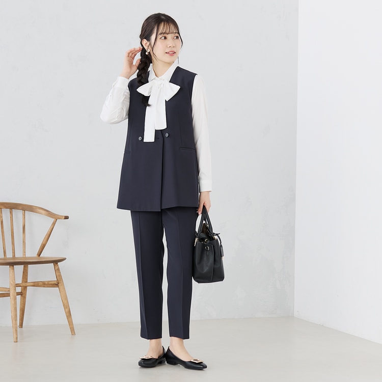 形態安定 レーヨン混2Wayシャツ