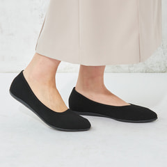 ≪Oggi.jp4月掲載≫ 人間工学 洗えるニットパンプス 専用洗濯ネット・洗替インソール付き