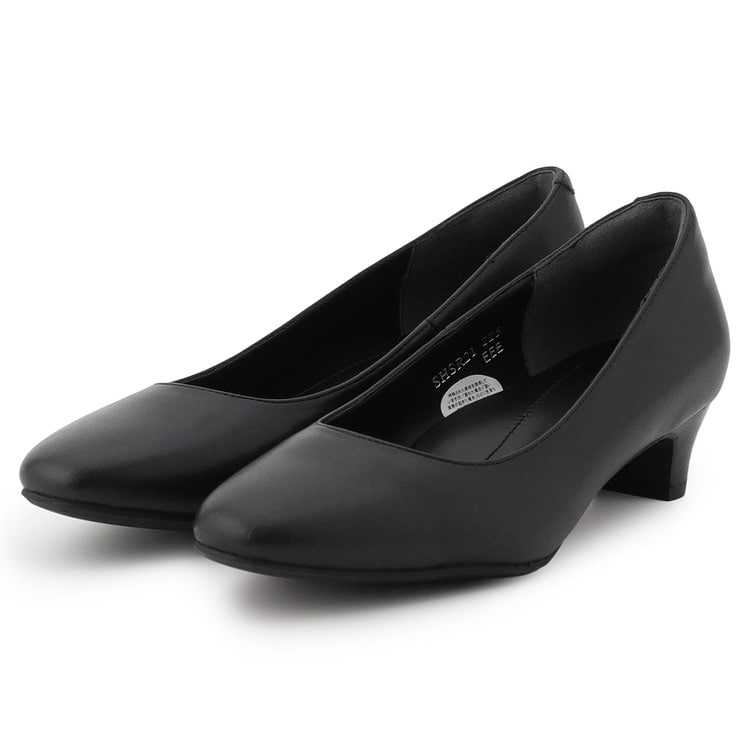 3.5cmヒール 3Eプレーンパンプス ブラックヒール仕様【AOKI公式通販】