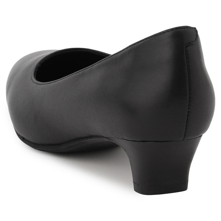 3.5cmヒール 3Eプレーンパンプス ブラックヒール仕様【AOKI公式通販】